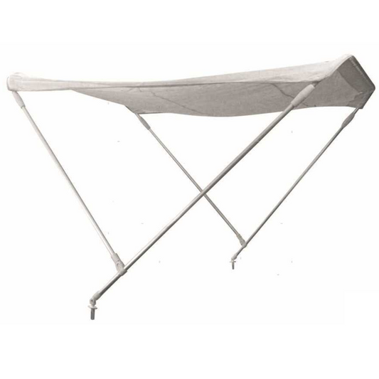 Tendalino 2 archi in alluminio bianco