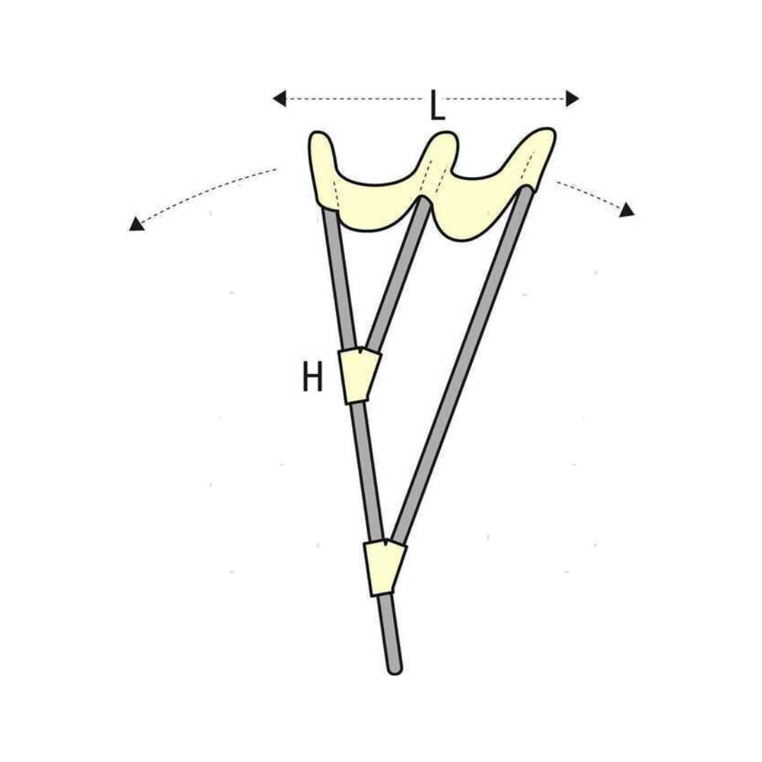 Tendalino 3 archi in alluminio blu