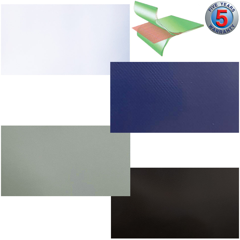 Tessuto in PVC Professional 1100 Denari per Riparazione e Produzione Gommoni