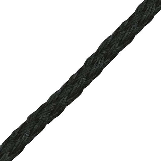 Cima a treccia galleggiante nera ø 14 mm