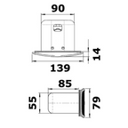Tromba a incasso orizzontale SOUND 12V