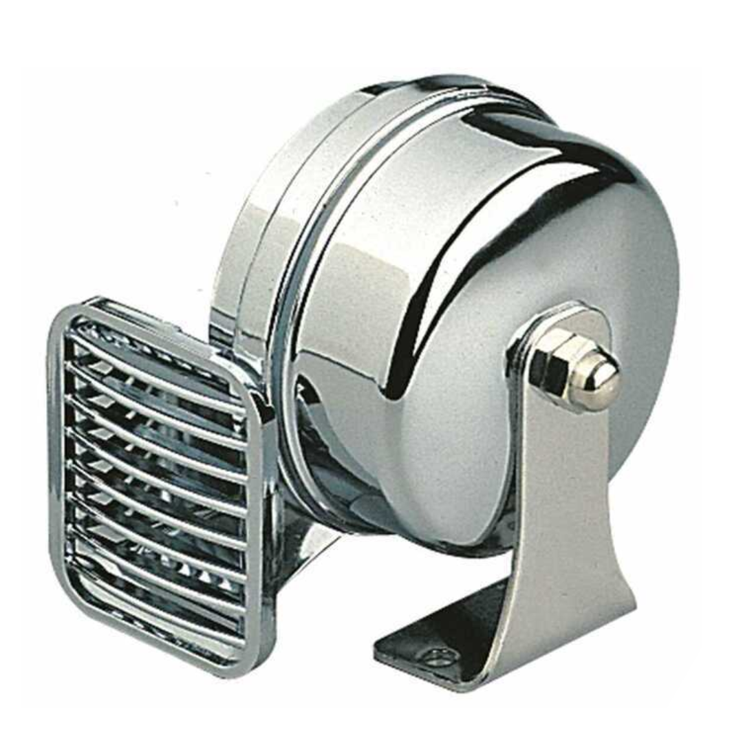 Tromba compatta in ottone cromato 12V Marco -Made in italy-