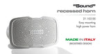 Tromba a incasso orizzontale SOUND 12V