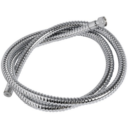 4 meter stainless steel shower hose - 1/2"F x 3/8"F fittings