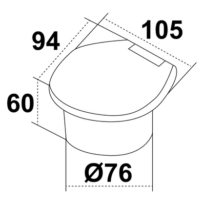 Box doccetta luxury in ottone lucidato