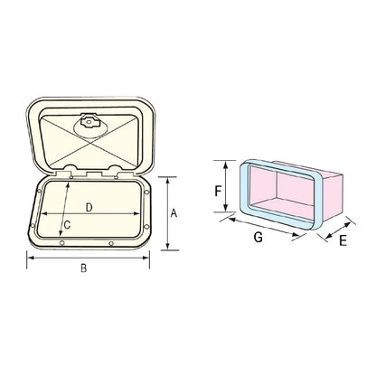 Nicchia per quadro elettrico 275x375 mm