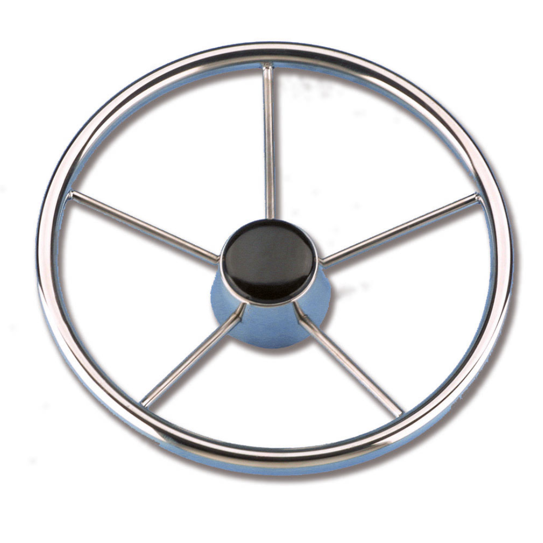 Volante inox a 5 razze Ø 40