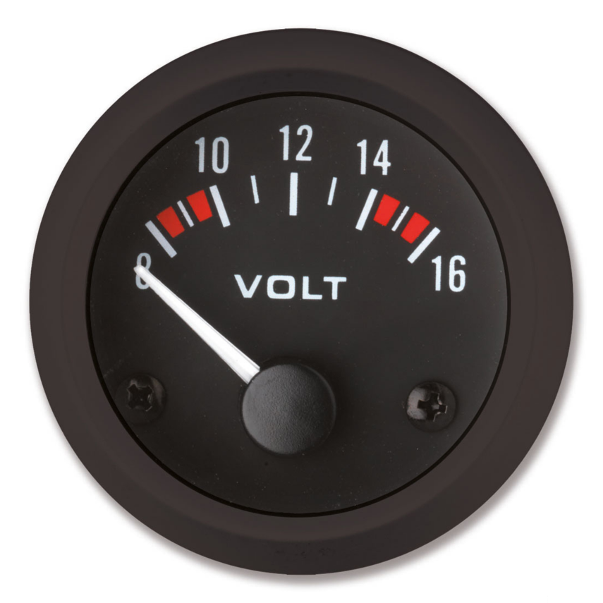 Strumentazione TREM serie "Eco line" quadrante Nero