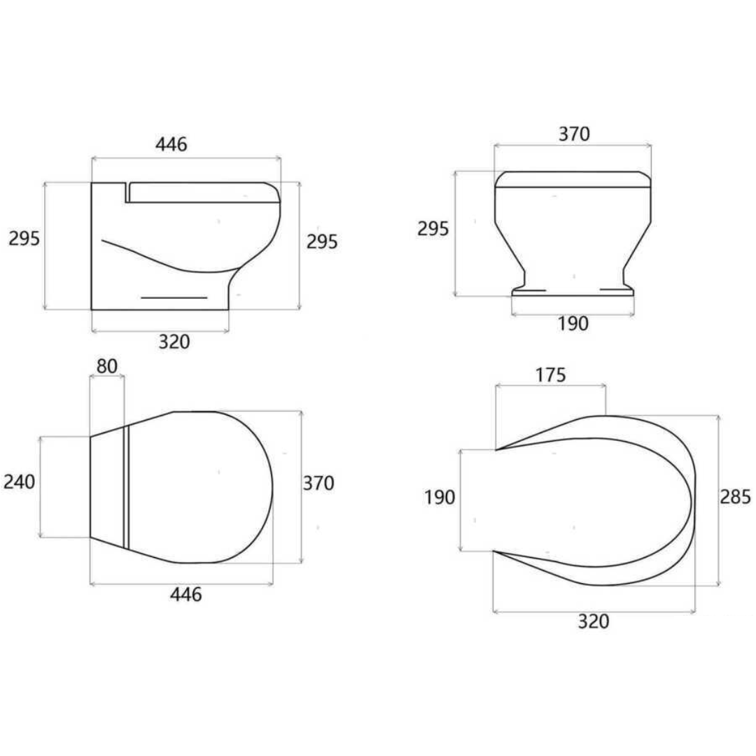 TECMA Nano Eco 12V Complete Electric Toilet