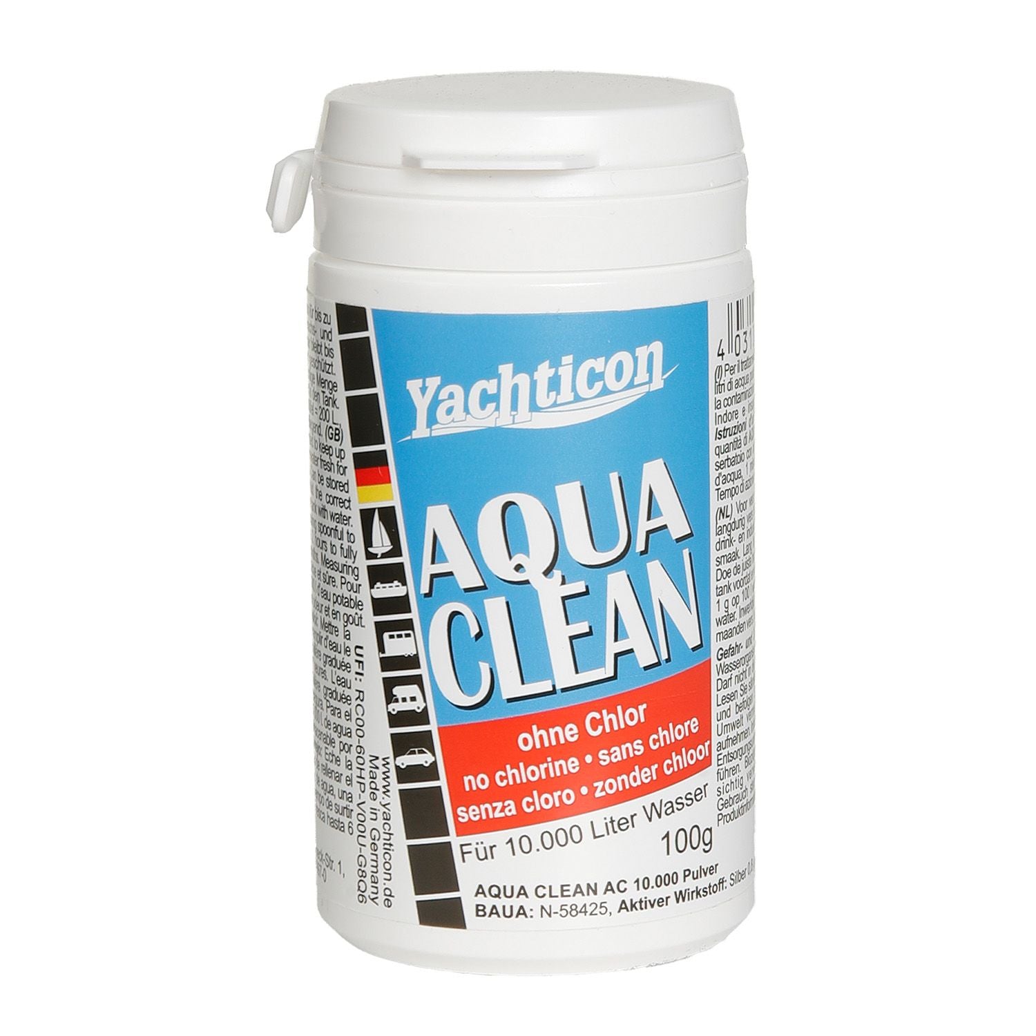 Soluzione per serbatoi acqua dolce Aquaclean Yachticon