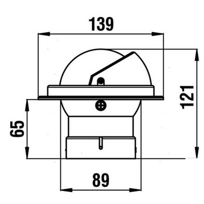 Bussola Zenith BZ1 3" (Ø 80 mm)